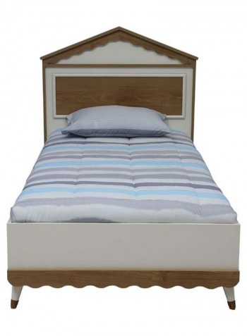 Popeye Kids Bed White/Brown