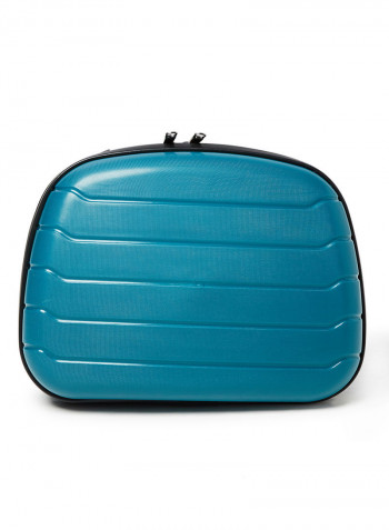 4 Piece Hardside Luggage Travel Trolley Bag Set Light Blue