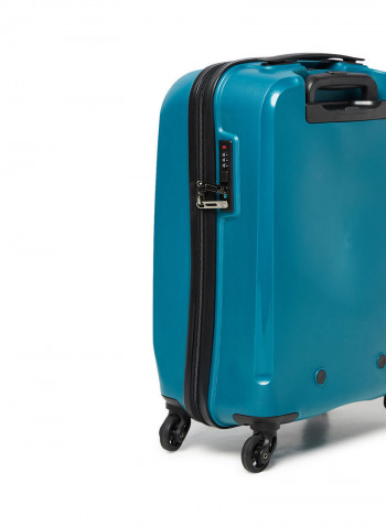 4 Piece Hardside Luggage Travel Trolley Bag Set Light Blue