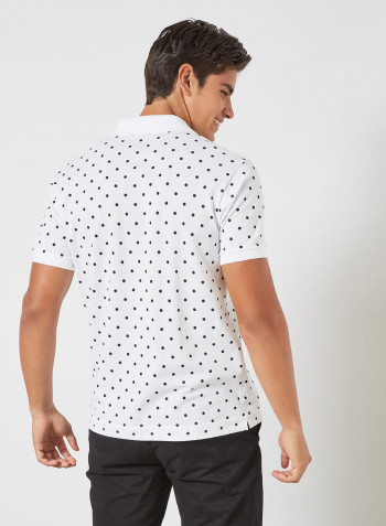 Classic Logo Polo White/Black
