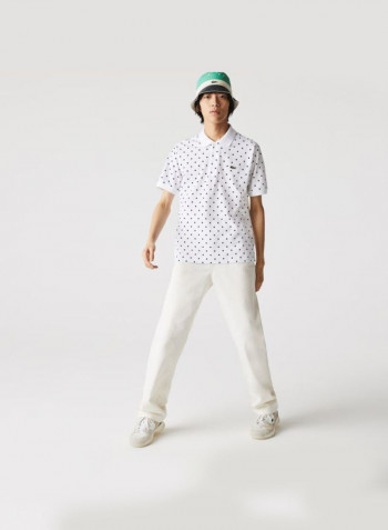 Classic Logo Polo White/Black