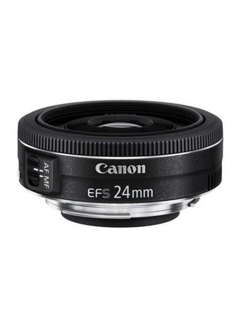 EF-S 24mm f/2.8 STM Lens For DSLR 24millimeter Black