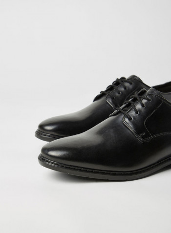 Banbury Lace Leather Shoes Black