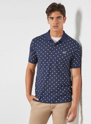 Classic Logo Polo Navy Blue/White/Green