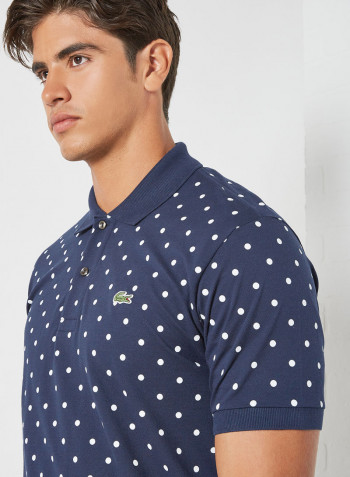 Classic Logo Polo Navy Blue/White/Green
