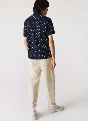 Classic Logo Polo Navy Blue/White/Green