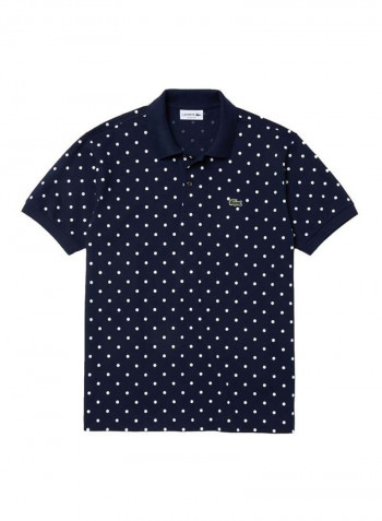 Classic Logo Polo Navy Blue/White/Green
