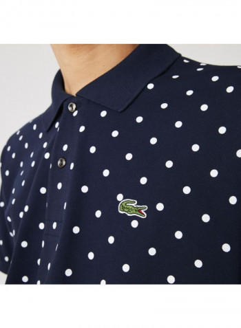 Classic Logo Polo Navy Blue/White/Green