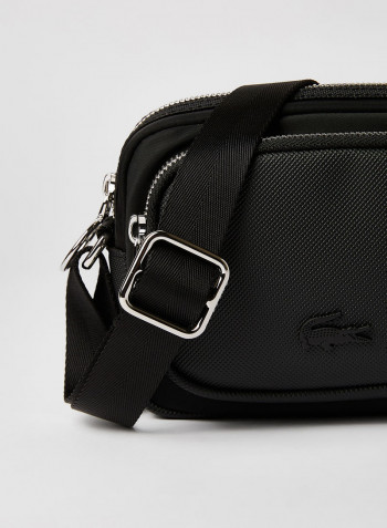 Colourblock Crossbody Bag Noir