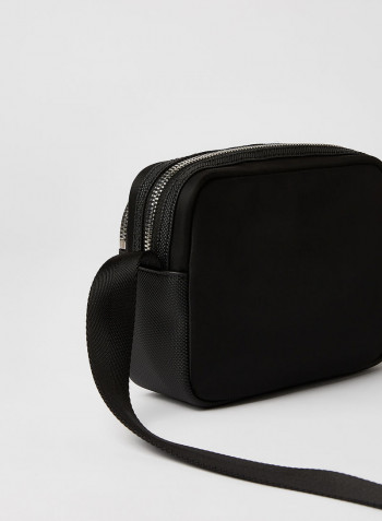 Colourblock Crossbody Bag Noir