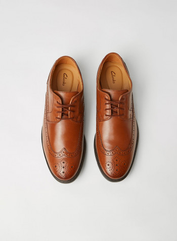 Banbury Limit Brogue Shoes Brown