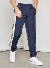 Lightweight Contrast Stripe Track Pants Navy/White