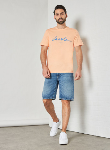 Slim Fit Bermuda Shorts Blue