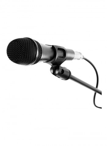 Dynamic Microphone And Tripod Stand PMKSM20 Black