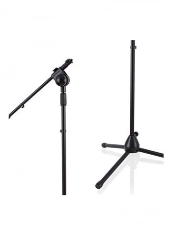 Dynamic Microphone And Tripod Stand PMKSM20 Black
