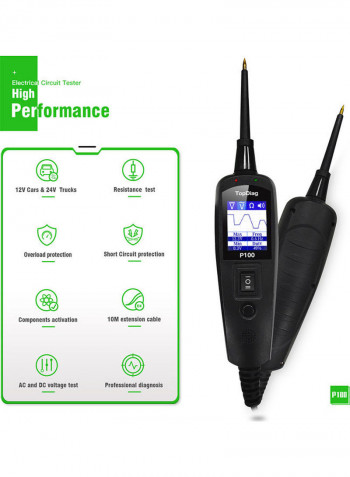 JDiag P100 Original Automotive Electrical Circuit System Tester for Cars and Trucks  0V - 70V