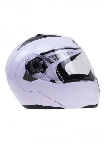 105 Full Face Electromobile Motorcycle Transparent Lens Protective Helmet 33x33x33cm