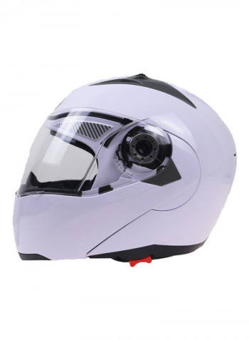 105 Full Face Electromobile Motorcycle Transparent Lens Protective Helmet 33x33x33cm