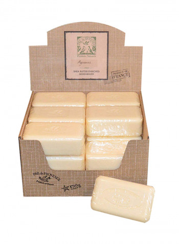18-Piece Shea Butter Large Soap Bar Set Yellow 5.2ounce