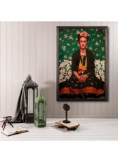 Decorative Wall Painting Black/Green/Black 70x50centimeter