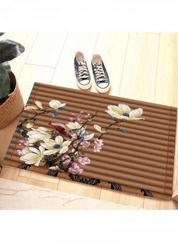 1 Piece Rug Anti-Skidding Flower Print Soft Living Room Bedroom Floor Mat multicolour 140*200(W*L)cmcm