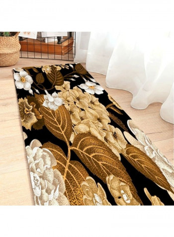 1 Piece Rug Anti-Skidding Flower Print Soft Living Room Bedroom Floor Mat multicolour 140*200(W*L)cmcm
