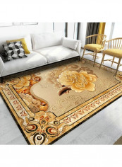 1 Piece Rug Anti-Skidding European Style Flower Print Soft Living Room Bedroom Floor Mat multicolour 140*200(W*L)cmcm