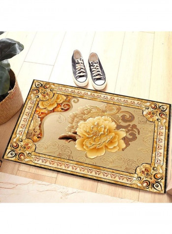 1 Piece Rug Anti-Skidding European Style Flower Print Soft Living Room Bedroom Floor Mat multicolour 140*200(W*L)cmcm