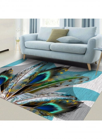 1-Piece Luxury Elegant Nordic Style Floor Carpet Multicolour 140x200cm