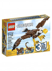 166-Piece 3-In-1 Creator Fierce Flyer Building Set 31004