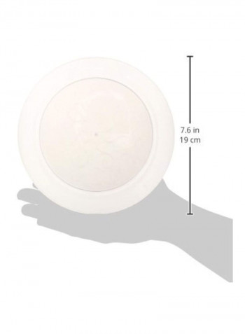 240-Piece Plastic Plate Set White 7inch