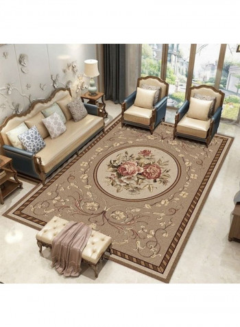 European Style Anti-Slip Classic Living Room Carpet Multicolour 140 x 200cm