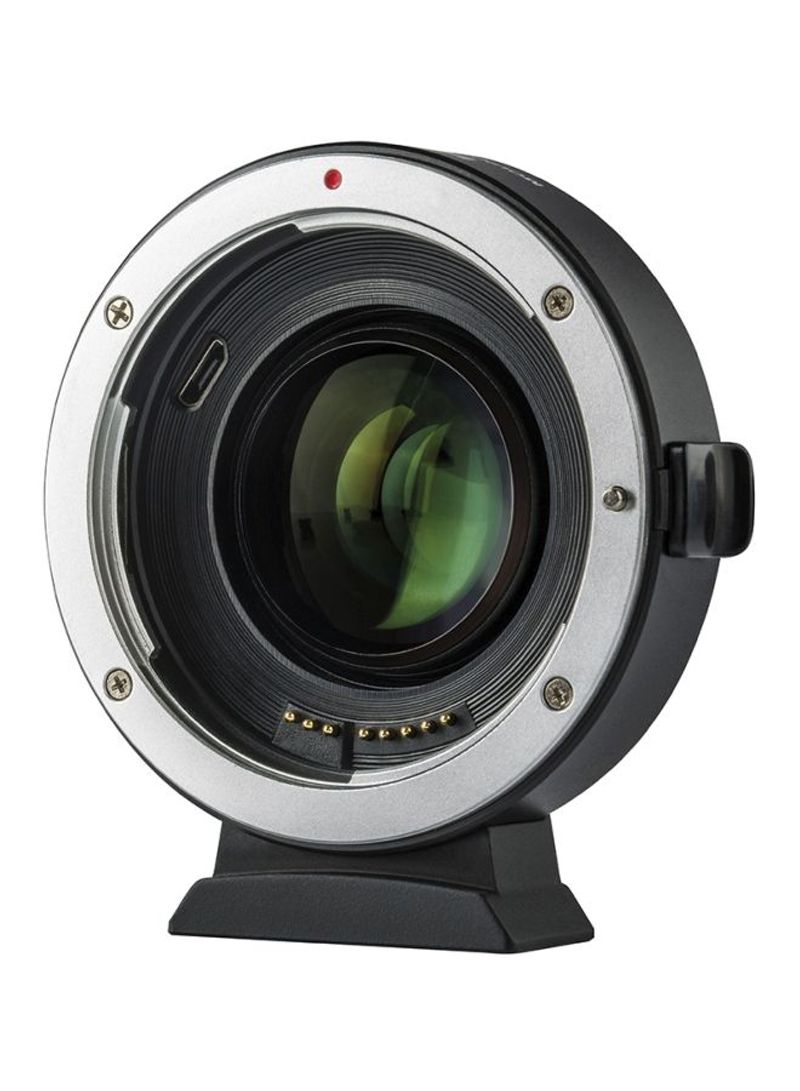 Lens Mount Adapter Ring For Canon EF Series Lens To EOS EF-M Mirrorless Camera Black/Silver