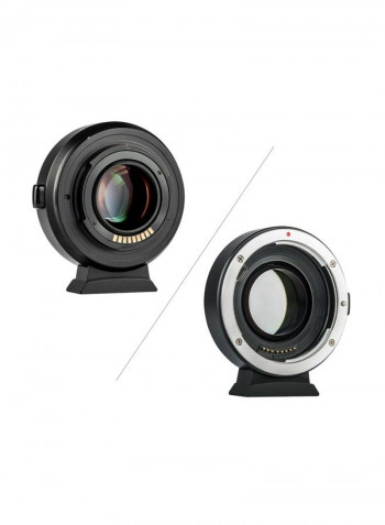 Lens Mount Adapter Ring For Canon EF Series Lens To EOS EF-M Mirrorless Camera Black/Silver