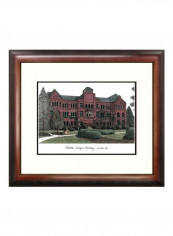 Nebraska Wesleyan University Alumnus Photo With Frame Brown/Green 18x14inch