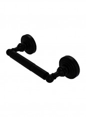 Waverly Place Collection 2 Post Toilet Paper Holder Black 6x7x2.5inch