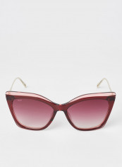 Women's Full Rim Acetate Butterfly Sunglasses - Lens Size: 55 mm reviews Women's Full Rim Acetate Butterfly Sunglasses - Lens Size: 55 mm