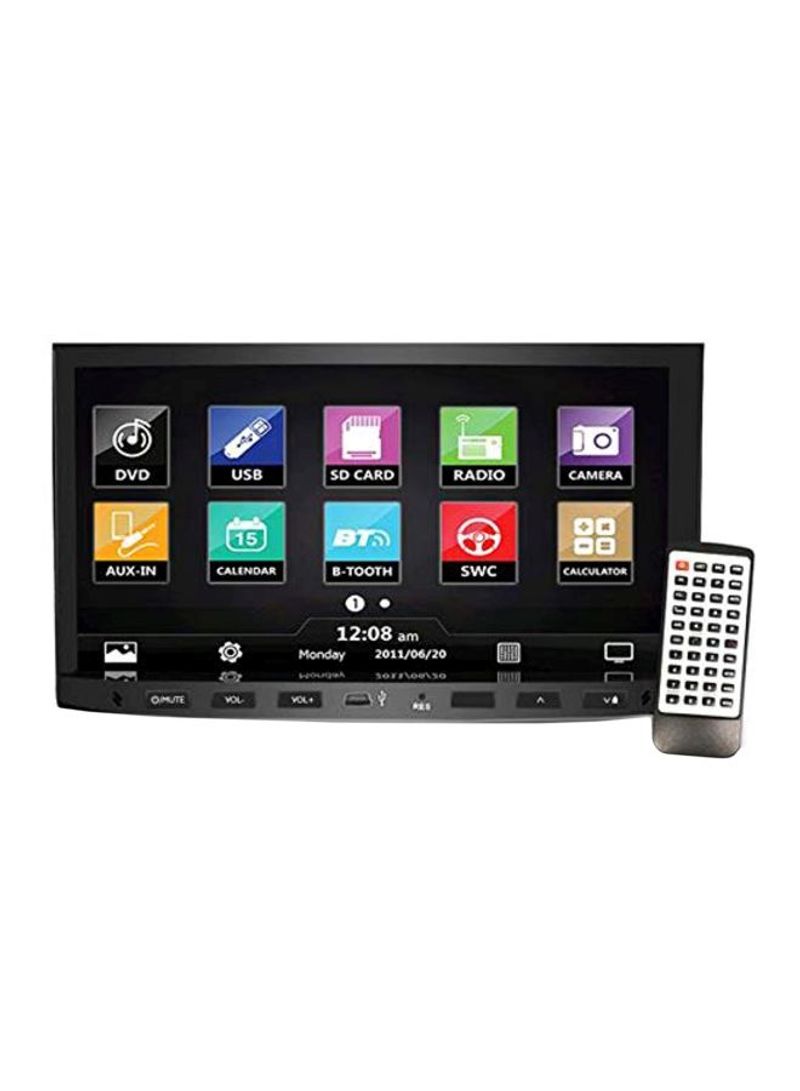 Double-Din Car Stereo Receiver With Bluetooth
