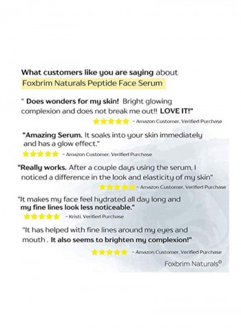 Boost Peptide Face Serum 1ounce