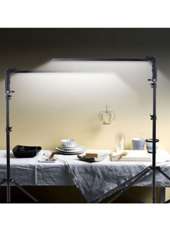 Photography Studio LED Lighting Kit 83x18x16cm Black