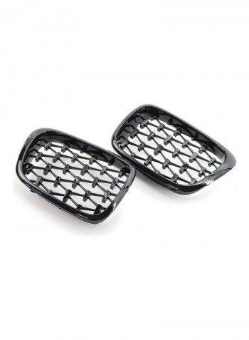 2-Piece Front Bumper Kidney Grille for 97-03 BMW E39 525i 528i 530i 540i M5