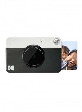 Printomatic Instant Print Camera 10MP Black And Accessory Bundle