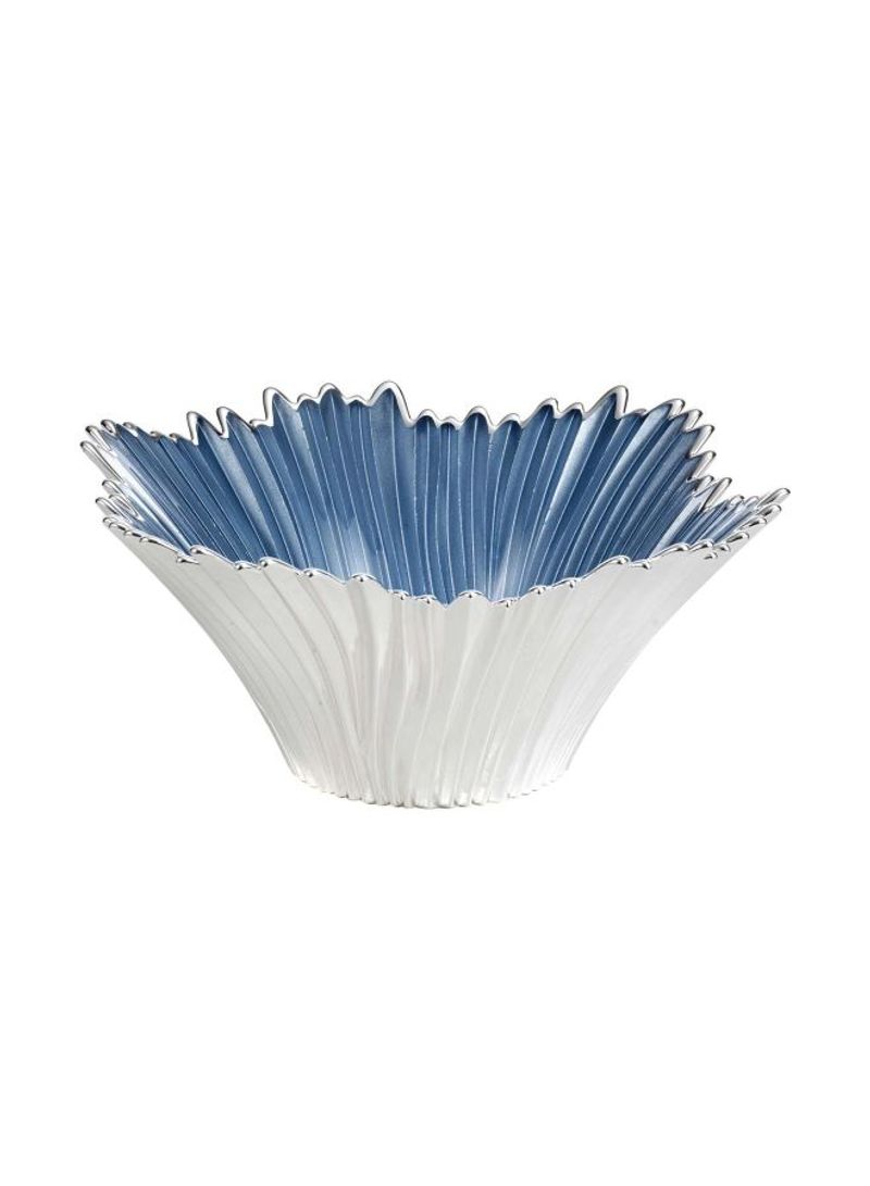 Venezia Decorative Glass Bowl Sky Blue 30x13centimeter
