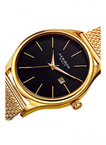 Men's Water Resistant Analog Watch AK959YGB