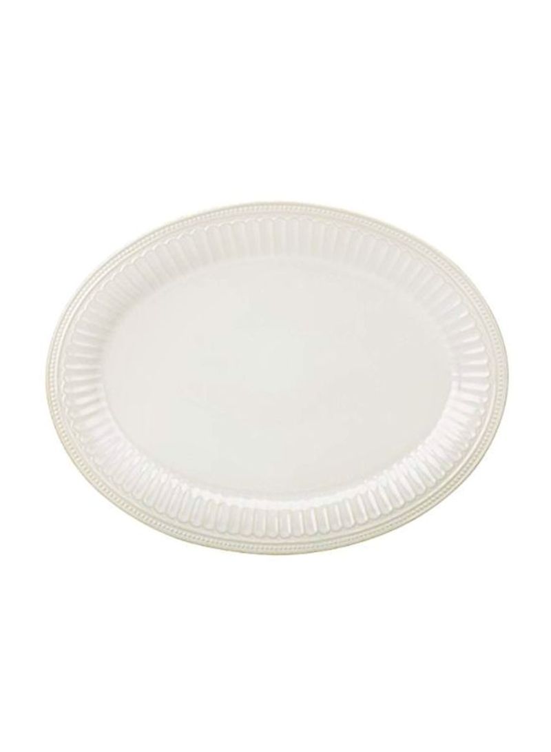 Oval Platter White 16inch