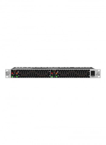 Ultragraph Pro 15 Band Stereo Graphic EQ With FBQ Amplifiers/Pre-Amplifiers FBQ1502HD Black