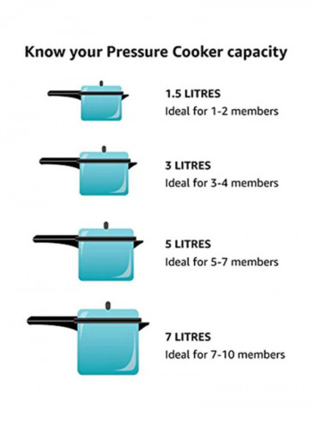 BigBoy Pressure Cooker Silver/White 22L
