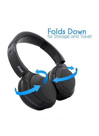 Bluetooth Over-Ear Headphones With Mic Black/Grey