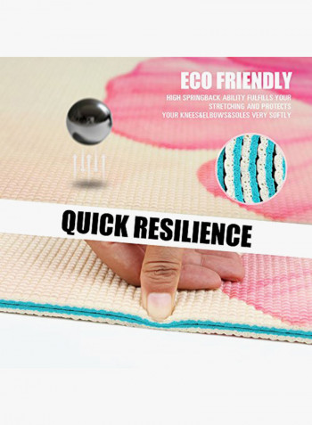 Non Slip High Density Eco-Friendly Premium Yoga Mat 0.25X72X24inch