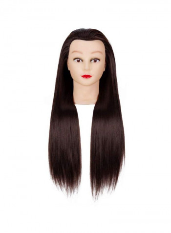 Cosmetology Mannequin Head Hair Black 26inch